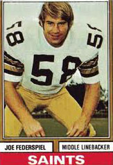 Saints LB Joe Federspiel